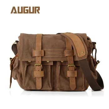 AUGUR Vintage Men Canvas Handbag Large Male Solid Shoulder Crossbody Bags High Quality Travel Messenger Bag for Laptop Brand
AUGUR Vintage Men Canvas Handbag Large Male Solid Shoulder Crossbody Bags High Quality Travel Messenger Bag for Laptop Brand