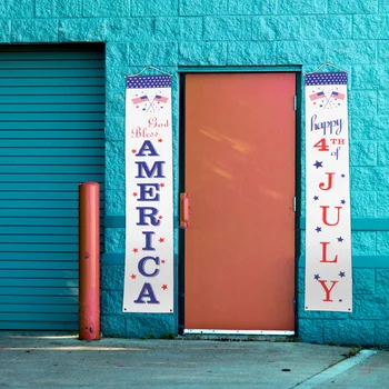 1 Pair Independence Day Theme Letter Printing Front Door Curtain Hanging Door Banner Prom Layout Decoration (Blue) 
1 Pair Independence Day Theme Letter Printing Front Door Curtain Hanging Door Banner Prom Layout Decoration (Blue)