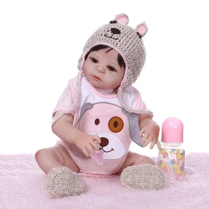 48cm Reborn Doll Realistic Full Silicone Newborn Babies Toy Girl Princess Clothes Hat Pacifier Lifelike Handmade Birthday Gift
48cm Reborn Doll Realistic Full Silicone Newborn Babies Toy Girl Princess Clothes Hat Pacifier Lifelike Handmade Birthday Gift