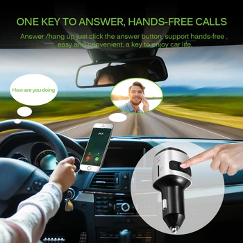 FM Transmitter Aux Modulator Bluetooth Handsfree Car Kit Car Audio MP3 Player With Quick Charge Dual USB Port Hot Sale
FM Transmitter Aux Modulator Bluetooth Handsfree Car Kit Car Audio MP3 Player With Quick Charge Dual USB Port Hot Sale