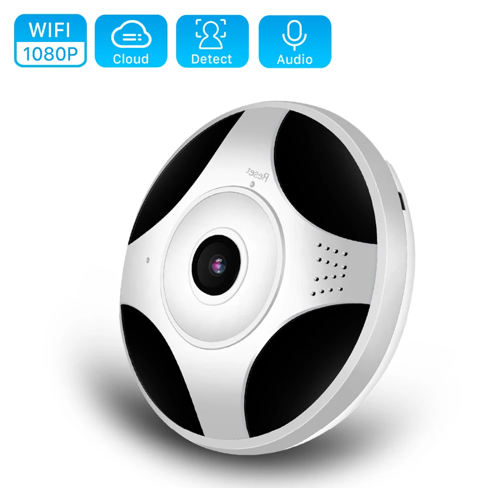 ANBIUX WiFi 1080P Fisheye VR Degree Panoramic IP Camera 2MP P2P Wireless Wifi IP Camera Home Security Surveillance Camera iCsee
ANBIUX WiFi 1080P Fisheye VR Degree Panoramic IP Camera 2MP P2P Wireless Wifi IP Camera Home Security Surveillance Camera iCsee