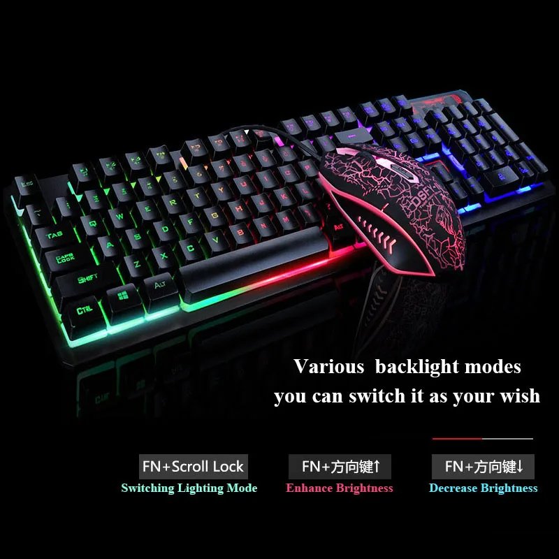 K13 Wired USB Gaming mechanical feeling Keyboard Mouse Combos Breath light Pro Full Key Professional Mouse Keyboard fortninte
K13 Wired USB Gaming mechanical feeling Keyboard Mouse Combos Breath light Pro Full Key Professional Mouse Keyboard fortninte