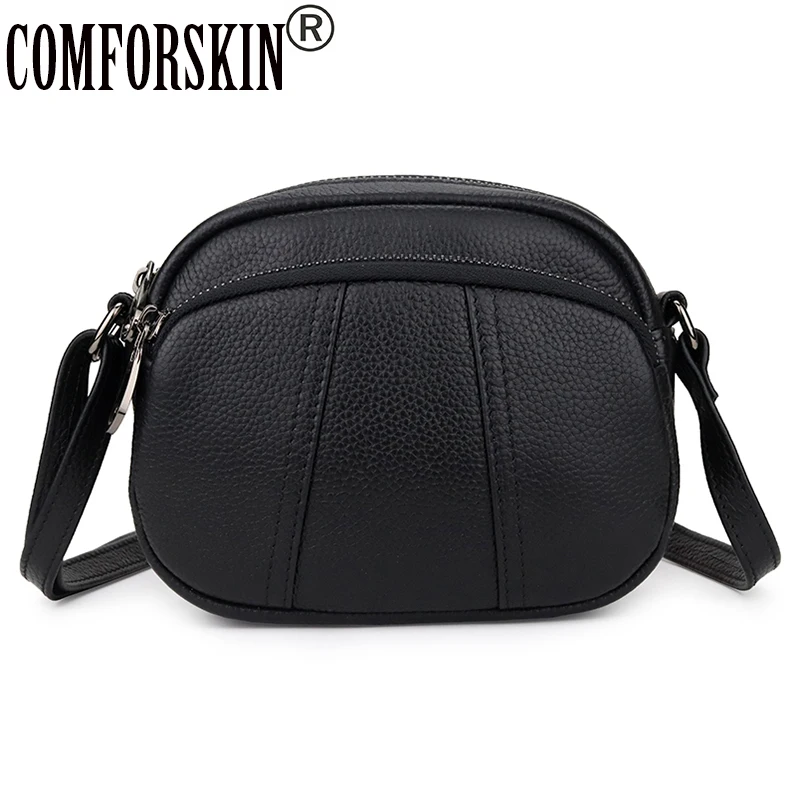 COMFORSKIN Genuine Leather Fashion Style Women Messenger Bags New Arrivals Women Leather Cross-body Bag Female Flap Bag Sales
COMFORSKIN Genuine Leather Fashion Style Women Messenger Bags New Arrivals Women Leather Cross-body Bag Female Flap Bag Sales