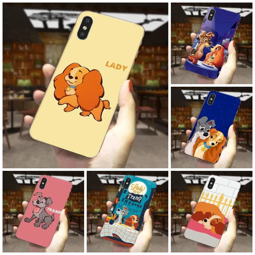 Мягкий телефон с принтом из мультфильма Gog Lady and Tramp для Xiaomi Redmi Note 2 3 3S 4 4A 4X5 5A 6 6A Pro