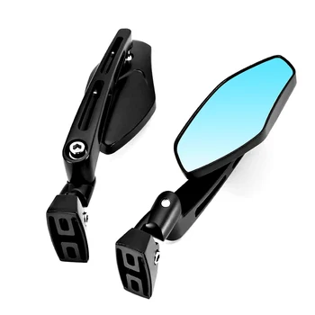 DERI 1Pair motorcycle mirror CNC Machined Aluminum Black Racing Rearview Mirror retroviseur moto accesorios para moto
DERI 1Pair motorcycle mirror CNC Machined Aluminum Black Racing Rearview Mirror retroviseur moto accesorios para moto