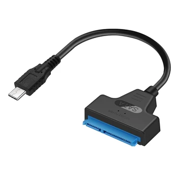 6Gbps Type C to SATA III Hard Driver Adapter Type C Cable Support 2.5 inch External SSD HDD SATA Solid State Drive Adapter
6Gbps Type C to SATA III Hard Driver Adapter Type C Cable Support 2.5 inch External SSD HDD SATA Solid State Drive Adapter