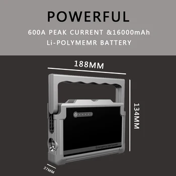 Auto-Emergency-Booster 16000mAh 500A Power Bank Car-Battery-Jump-Starter for 6L/5L Vehicles
Auto-Emergency-Booster 16000mAh 500A Power Bank Car-Battery-Jump-Starter for 6L/5L Vehicles