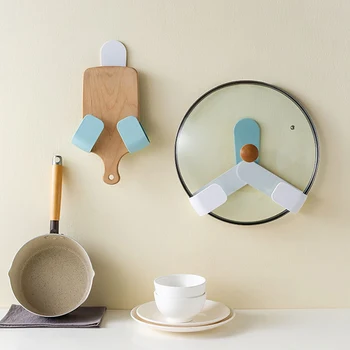 Kitchen Rotatable Pot Lid Storage Rack Folding Wall-mounted Storage Hanger Storage Sticky Hanger Household Pot Lid Storage Rack
Kitchen Rotatable Pot Lid Storage Rack Folding Wall-mounted Storage Hanger Storage Sticky Hanger Household Pot Lid Storage Rack