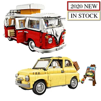 1354Pcs Lepining Technic Series FIATed 500 Volkswagen T1 Camper Van 10220 10271 Model Building Blocks Kits Set Bricks Toys
1354Pcs Lepining Technic Series FIATed 500 Volkswagen T1 Camper Van 10220 10271 Model Building Blocks Kits Set Bricks Toys