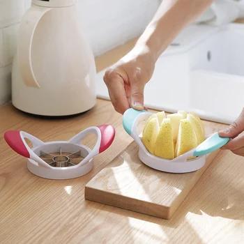 Stainless Steel Apple Cutter Slicer Vegetable Fruit Tools Kitchen Accessories Apple Easy Cut Slicer Cutter Kitchen Gadgets
Stainless Steel Apple Cutter Slicer Vegetable Fruit Tools Kitchen Accessories Apple Easy Cut Slicer Cutter Kitchen Gadgets