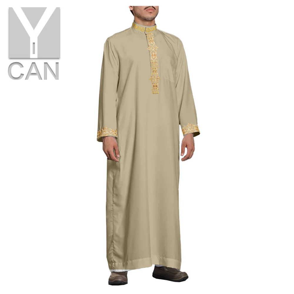 Y-CAN Muslim Fashion Men Islamic Abaya Dubai Robes Kaftan Lace Long Sleeve Modal Texture Robe Man Jubba Thobe Y201050
Y-CAN Muslim Fashion Men Islamic Abaya Dubai Robes Kaftan Lace Long Sleeve Modal Texture Robe Man Jubba Thobe Y201050