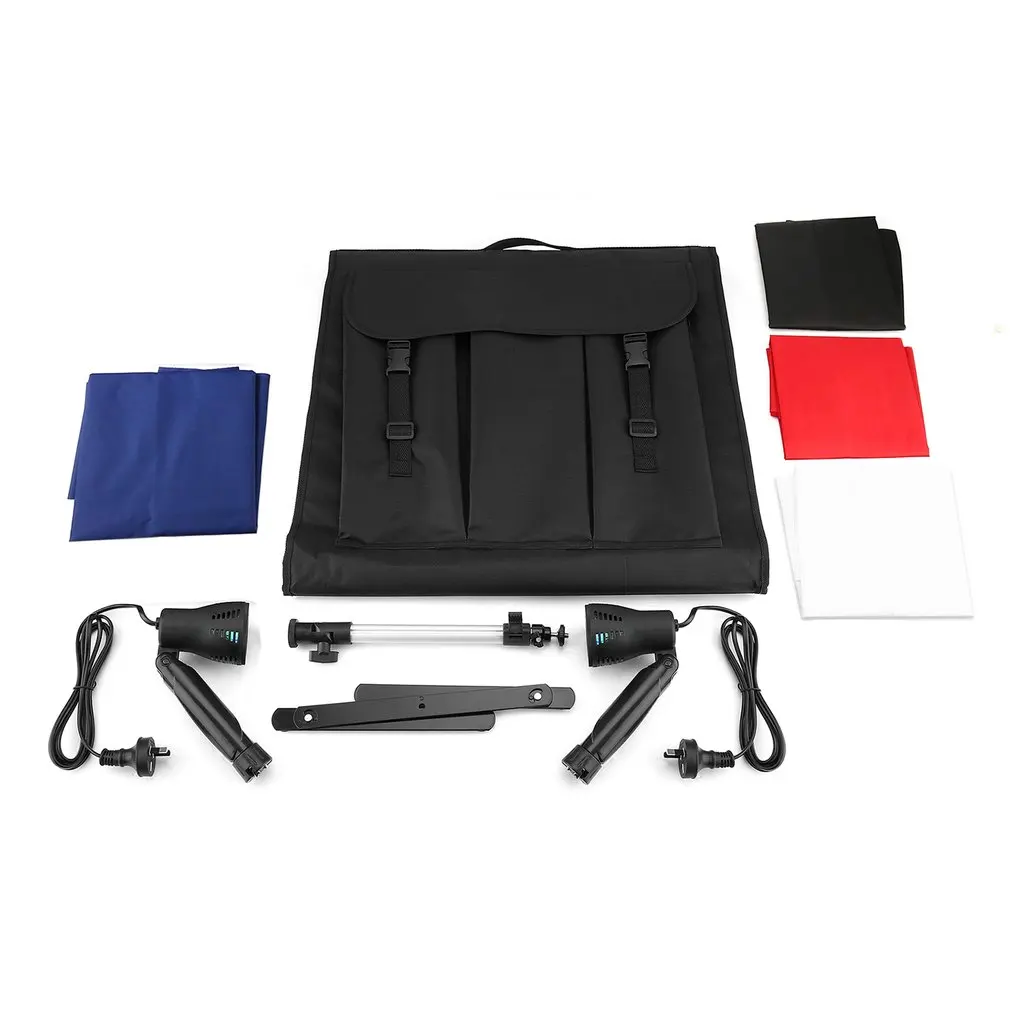 Portable 50cm Camera Photo Studio Box Soft Light Tent Kit Color Backdrops With Tripod Mobile Shot Box Set Photography Props
Portable 50cm Camera Photo Studio Box Soft Light Tent Kit Color Backdrops With Tripod Mobile Shot Box Set Photography Props