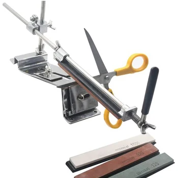 Metal Kitchen Sharpener Professional Kitchen Knife Sharpener Sharpening Tools Fix-angle With 4 Stones Whetstone
Metal Kitchen Sharpener Professional Kitchen Knife Sharpener Sharpening Tools Fix-angle With 4 Stones Whetstone