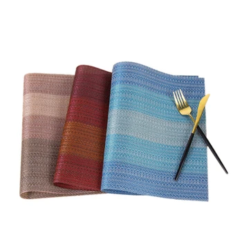 4pcs Pvc Washable Rectangular Placemats Insulation Coaster Pads Table Bowl Mats Home Heat Resistant Placemat For Dining Table
4pcs Pvc Washable Rectangular Placemats Insulation Coaster Pads Table Bowl Mats Home Heat Resistant Placemat For Dining Table