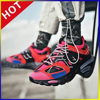 Harajuku Men Casual Pink Chunky Sneakers Hip Hop Shoes Male Autumn Students Walking Zapatos De Hombre Tenis Masculino Adulto
Harajuku Men Casual Pink Chunky Sneakers Hip Hop Shoes Male Autumn Students Walking Zapatos De Hombre Tenis Masculino Adulto