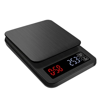 Multifunction Electronic Scale Stainless Steel Timing Coffee Scale Kitchen Scales Timing Scale 10Kg/1G
Multifunction Electronic Scale Stainless Steel Timing Coffee Scale Kitchen Scales Timing Scale 10Kg/1G