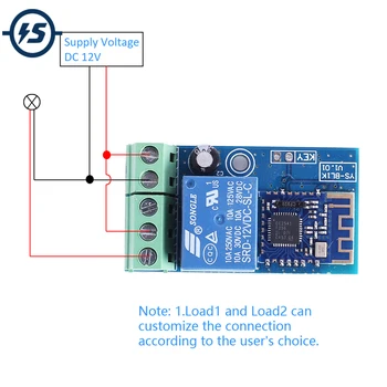 DC 12V Wireless Bluetooth Relay Module Self-locking/Momentary Switch Timer Delay Controller
DC 12V Wireless Bluetooth Relay Module Self-locking/Momentary Switch Timer Delay Controller