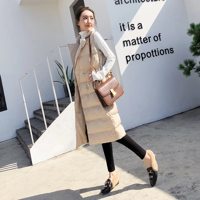 Y9241 New Style Korean-style Slim Fit Slimming Thick Mid-length Cotton-padded Clothes Female Vest WOMEN'S Coat
Y9241 New Style Korean-style Slim Fit Slimming Thick Mid-length Cotton-padded Clothes Female Vest WOMEN'S Coat