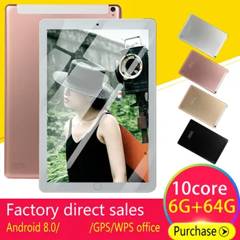 10 inch tablet Quad Core 4GB RAM 64GB ROM Screen Tablets 10 4G Phone Call Wifi GPS Bluetooth Video Android 8.0
10 inch tablet Quad Core 4GB RAM 64GB ROM Screen Tablets 10 4G Phone Call Wifi GPS Bluetooth Video Android 8.0