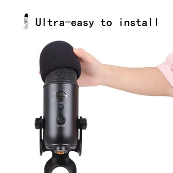 Best Foam Microphone Windscreen for Blue Yeti , Yeti Pro Condenser Microphones- as a Pop Filter For The Microphones 
Best Foam Microphone Windscreen for Blue Yeti , Yeti Pro Condenser Microphones- as a Pop Filter For The Microphones