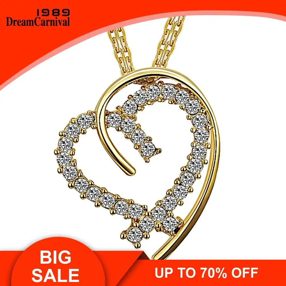 DreamCarnival 1989 Love Heart Pendant Necklace for Women Collares Wholesales Jewelry Super Deal Drop Ship Kettingen Voor Vrouwen
DreamCarnival 1989 Love Heart Pendant Necklace for Women Collares Wholesales Jewelry Super Deal Drop Ship Kettingen Voor Vrouwen