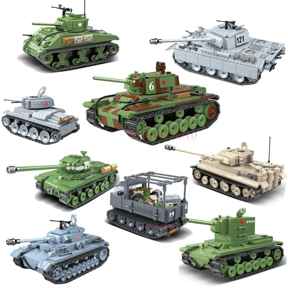 2019 World War 2 WW2 Army Tank Armored Vehicle Half Crawler Tractor Soldier Figures Building Blocks Bricks Toys Juguetes
2019 World War 2 WW2 Army Tank Armored Vehicle Half Crawler Tractor Soldier Figures Building Blocks Bricks Toys Juguetes