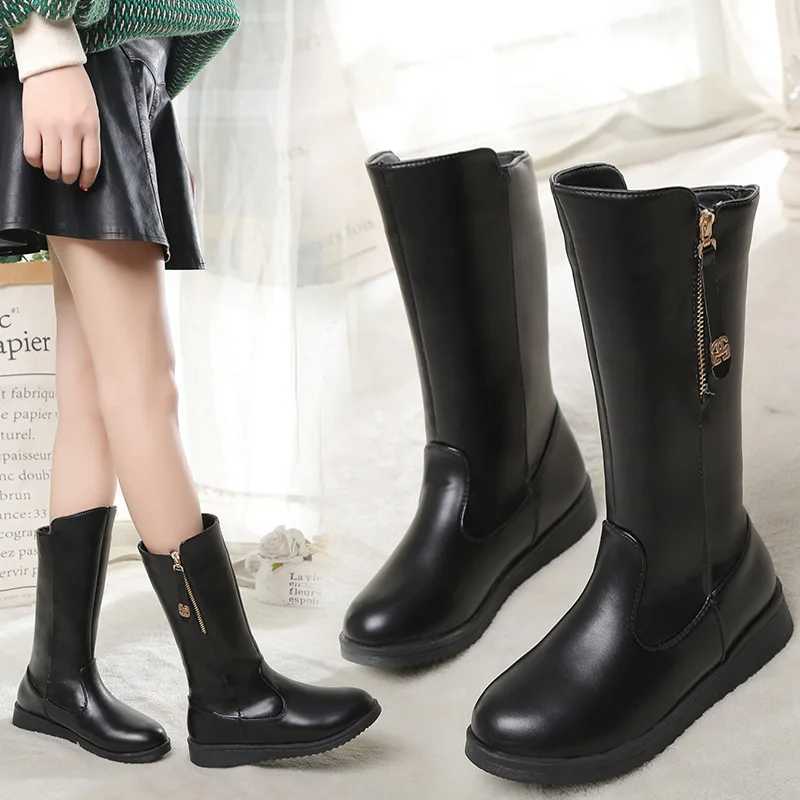 2019 Side Zipper Flat Heel Autumn And Winter Tube Boots Anti-slip England Biker Boots Women's Warm Boots
2019 Side Zipper Flat Heel Autumn And Winter Tube Boots Anti-slip England Biker Boots Women's Warm Boots