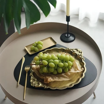 Vintage Style Gold Silver Iron Storage Tray Bread Dessert Plate Home Storage Organizer Wedding Decoration Tool For Fruit Cakes
Vintage Style Gold Silver Iron Storage Tray Bread Dessert Plate Home Storage Organizer Wedding Decoration Tool For Fruit Cakes