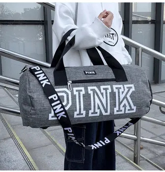 New Pink Shoulder Bag Women's Fashion Handbag Nylon Dry and Wet Separation Fitness Travel Bag Pink Letter Bag Duffle Bags Women
New Pink Shoulder Bag Women's Fashion Handbag Nylon Dry and Wet Separation Fitness Travel Bag Pink Letter Bag Duffle Bags Women