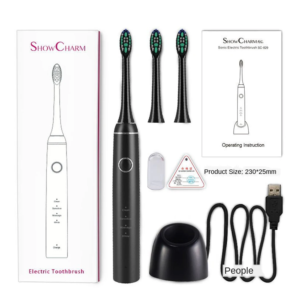 Wireless Inductive Charging Sonic Electric Toothbrush General Vibrating Toothbrush Waterproof Fur
Wireless Inductive Charging Sonic Electric Toothbrush General Vibrating Toothbrush Waterproof Fur