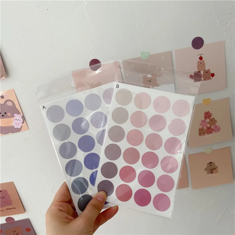 Ins Gradient Morandi Colorful Round Label Sticker Envelope Card Sealing Diy Creative Decorative Stickers Scrapbooking Stationery
Ins Gradient Morandi Colorful Round Label Sticker Envelope Card Sealing Diy Creative Decorative Stickers Scrapbooking Stationery
