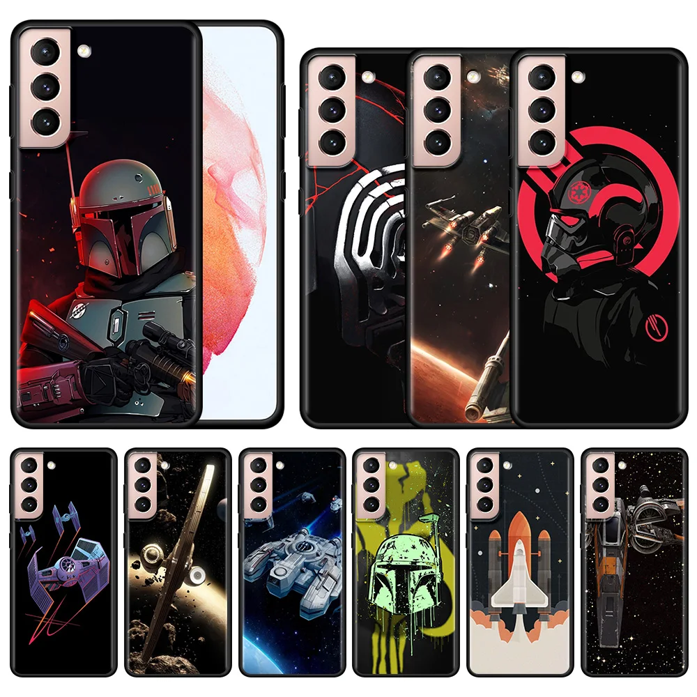 CellPhone Case For Samsung Galaxy S20 S21 FE Ultra S10 Lite S9 S8 Plus S10e S7 Edge Note 20 9 Bumper Cover Star-Space-War | Мобильные