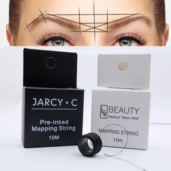 Mapping Microblading eyebrow Makeup Dyeing brow string Pre-Inked Brow Line Marker Microblading accessories for Perfect Measuring 
Mapping Microblading eyebrow Makeup Dyeing brow string Pre-Inked Brow Line Marker Microblading accessories for Perfect Measuring