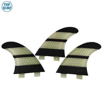 Surfboard Fin FCS G5 Fins White and Black Honeycomb Fiberglass Fin in Surfing
Surfboard Fin FCS G5 Fins White and Black Honeycomb Fiberglass Fin in Surfing