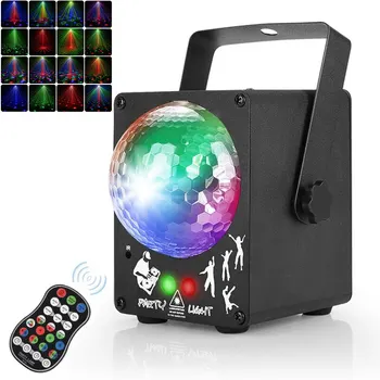 RGB LED Disco Party Laser Projector Lighting 60 Patterns Magic Stage Light Ball Magic Ball Laser Party Holiday Christmas Stage
RGB LED Disco Party Laser Projector Lighting 60 Patterns Magic Stage Light Ball Magic Ball Laser Party Holiday Christmas Stage