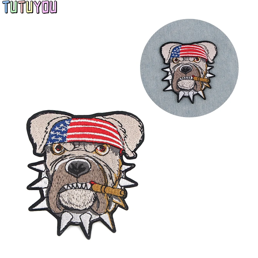 PC2365 Dog Funny Cartoon Stripe Applique Patch Iron On Embriodered Patches For Clothing Badge Stickers
PC2365 Dog Funny Cartoon Stripe Applique Patch Iron On Embriodered Patches For Clothing Badge Stickers