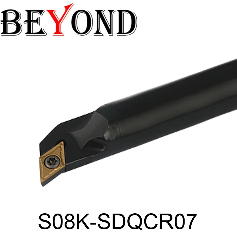 BEYOND S08K-SDQCR07 8mm lathe tools Internal Turning Tool holder SDQCR SDQCL boring Bar carbide cnc turning machine S08K-SDQCL07
BEYOND S08K-SDQCR07 8mm lathe tools Internal Turning Tool holder SDQCR SDQCL boring Bar carbide cnc turning machine S08K-SDQCL07