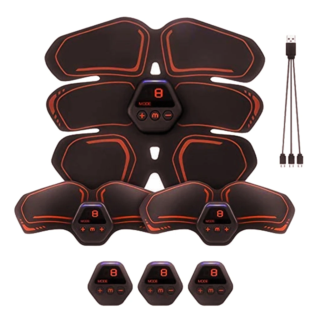 USB Abs Stimulator Ab Workout Muscle Abdominal Core Toner Belt Exerciser Shaper USB Abs Stimulator Ab Workout Muscle Abdominal Core Toner Belt Exerciser Shaper
