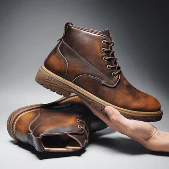 Men's winter boots Snow boots Waterproof Ankle Boots for Men Lace Up Tooling shoes warm shoes Comfortable Men Shoes
Men's winter boots Snow boots Waterproof Ankle Boots for Men Lace Up Tooling shoes warm shoes Comfortable Men Shoes