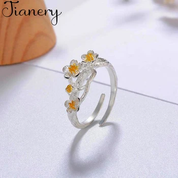 JIANERY Wholesale 925 Sterling Silver Flowers Rings For Women Statement Jewelry Finger Ring anillos mujer bijoux 
JIANERY Wholesale 925 Sterling Silver Flowers Rings For Women Statement Jewelry Finger Ring anillos mujer bijoux