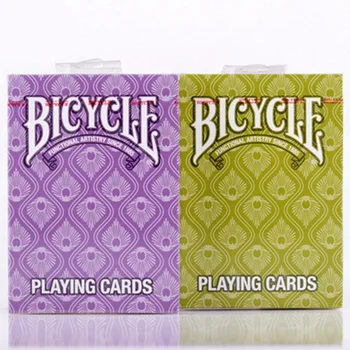 Peacock Purple/Green Playing Cards 88*63mm Paper Cards Magic Poker Card Magic Trick Collection Card
Peacock Purple/Green Playing Cards 88*63mm Paper Cards Magic Poker Card Magic Trick Collection Card
