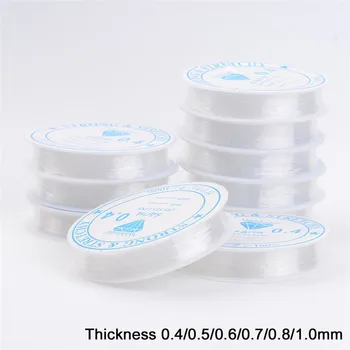 2Pcs/lot 0.4-1mm Multi Sizes New Plastic Crystal Wire String Line Beading Stretch Cords for Jewelry DIY Making Findings 
2Pcs/lot 0.4-1mm Multi Sizes New Plastic Crystal Wire String Line Beading Stretch Cords for Jewelry DIY Making Findings