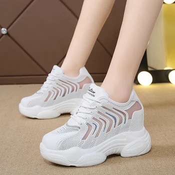 Fashion Women Platform Sneakers Women Mesh Breathable Casual Shoes White Basket Femme Chaussures Femmes Height Increase Shoes
Fashion Women Platform Sneakers Women Mesh Breathable Casual Shoes White Basket Femme Chaussures Femmes Height Increase Shoes