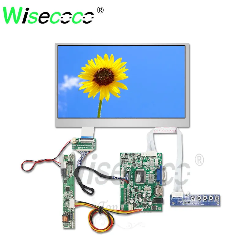 wisecoco for Raspberry Pi 3 4 laptop display 10.1 inch 1280*720 IPS 750 brightness lcd with VGA HDMI LVDs driver board
wisecoco for Raspberry Pi 3 4 laptop display 10.1 inch 1280*720 IPS 750 brightness lcd with VGA HDMI LVDs driver board