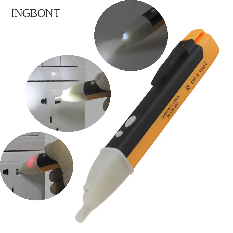 1Pc 90-1000V Electric Indicator Socket Wall AC Power Voltage Detector Sensor Tester Pen LED Light Indicator Measuring Hand Tool
1Pc 90-1000V Electric Indicator Socket Wall AC Power Voltage Detector Sensor Tester Pen LED Light Indicator Measuring Hand Tool