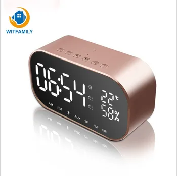 Creative Smart Mirror Luminous Clock Rechargeable Dimming Wireless Bluetooth Speaker Multi-function Alarm Clock
Creative Smart Mirror Luminous Clock Rechargeable Dimming Wireless Bluetooth Speaker Multi-function Alarm Clock