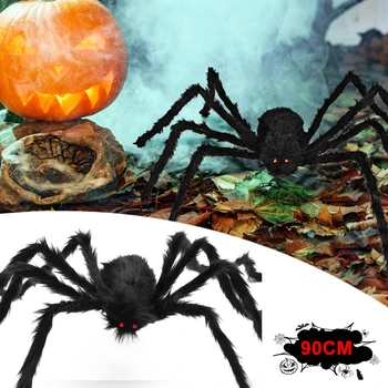 Super big plush spider made of wire and plush black and multicolour style for party or halloween decorations 1Pcs 30cm,50cm,75cm
Super big plush spider made of wire and plush black and multicolour style for party or halloween decorations 1Pcs 30cm,50cm,75cm