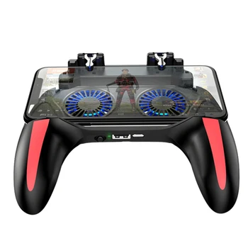 H10 Six fingers All in One Game Controller PUBG Gamepad Eat Chicken Artifact Sensitive Fire key Button Joystick Gamepad With Fan
H10 Six fingers All in One Game Controller PUBG Gamepad Eat Chicken Artifact Sensitive Fire key Button Joystick Gamepad With Fan