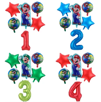 1 Set Super Mario Balloons 30 Inch Number Globos Boy Girl Birthday Party Decoration Cartoon Game Theme Supplies Kids Toys 
1 Set Super Mario Balloons 30 Inch Number Globos Boy Girl Birthday Party Decoration Cartoon Game Theme Supplies Kids Toys