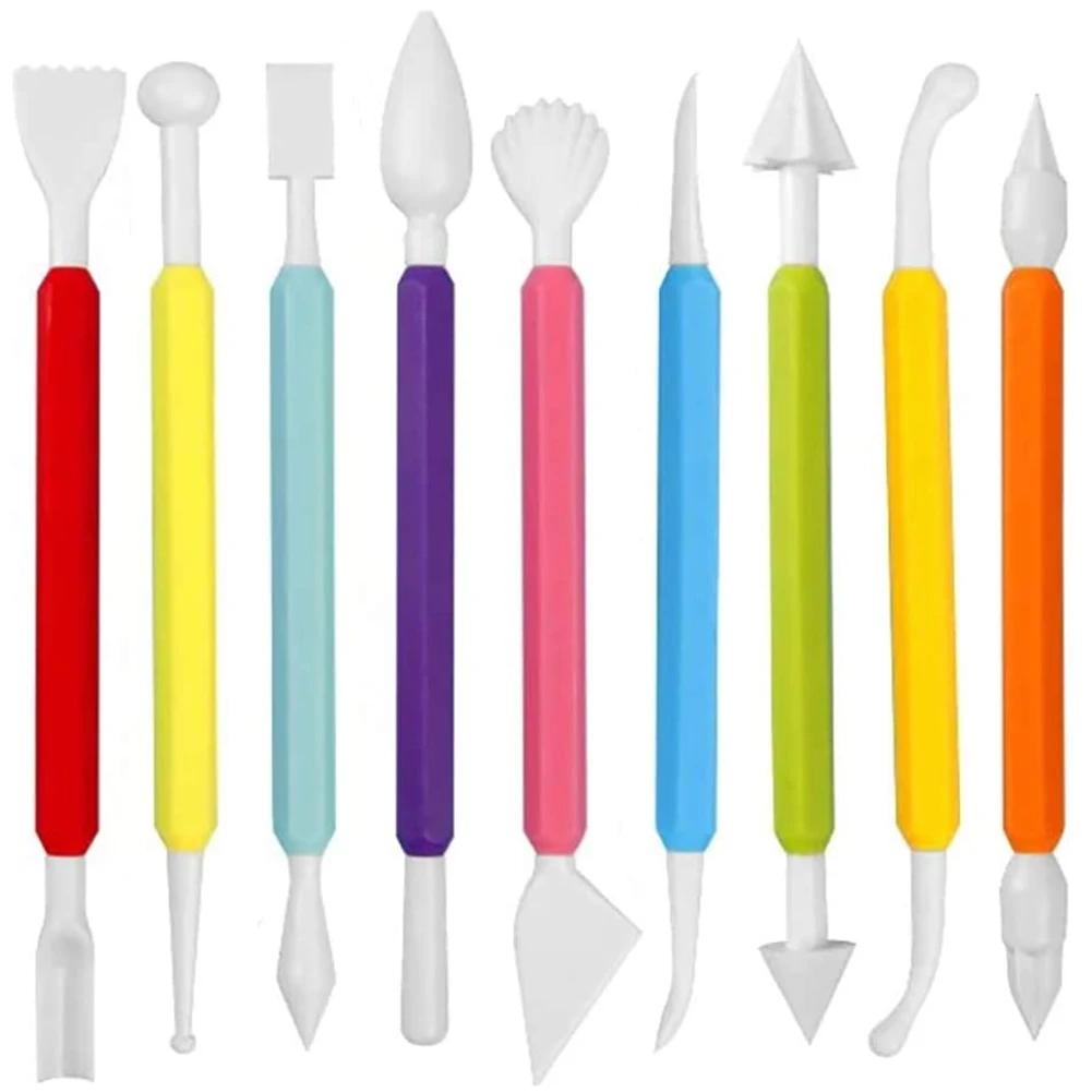 Set 9pcs Fondant Cake Decorating Modelling Tools 8 Styles Flower Decoration Pen Pastry Carving Cutter Baking Craft Cake Mold
Set 9pcs Fondant Cake Decorating Modelling Tools 8 Styles Flower Decoration Pen Pastry Carving Cutter Baking Craft Cake Mold